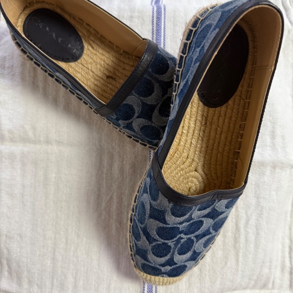 COACH Collins Espadrille In Signature Denim - Picture 5 of 5